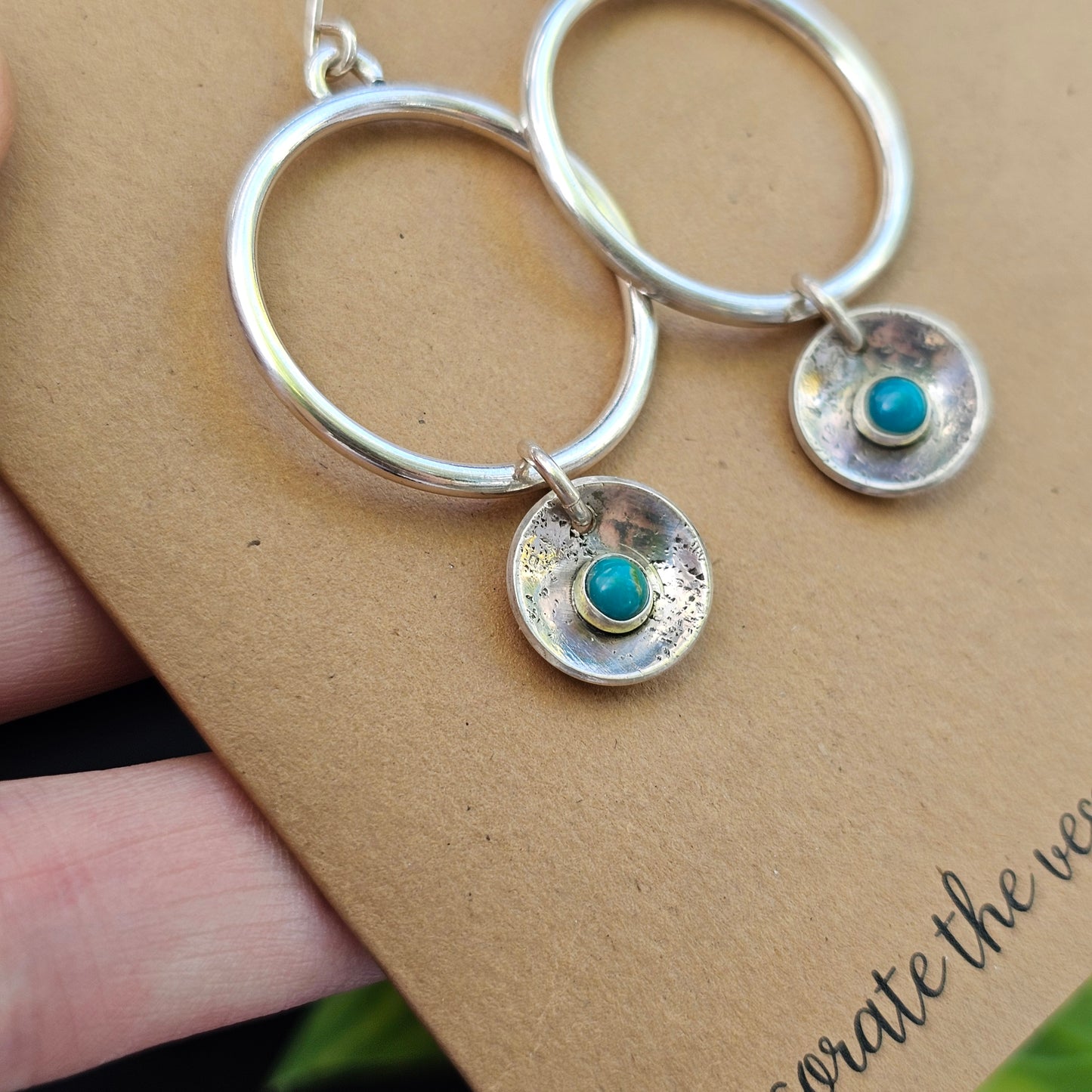 Turquoise & Sterling Silver Earrings