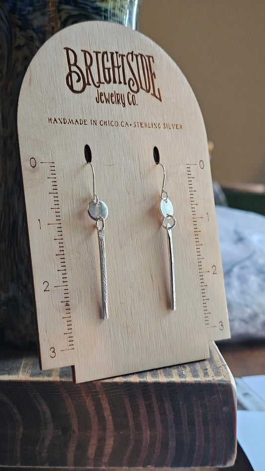 Small Simply Sterling Silver Earrings