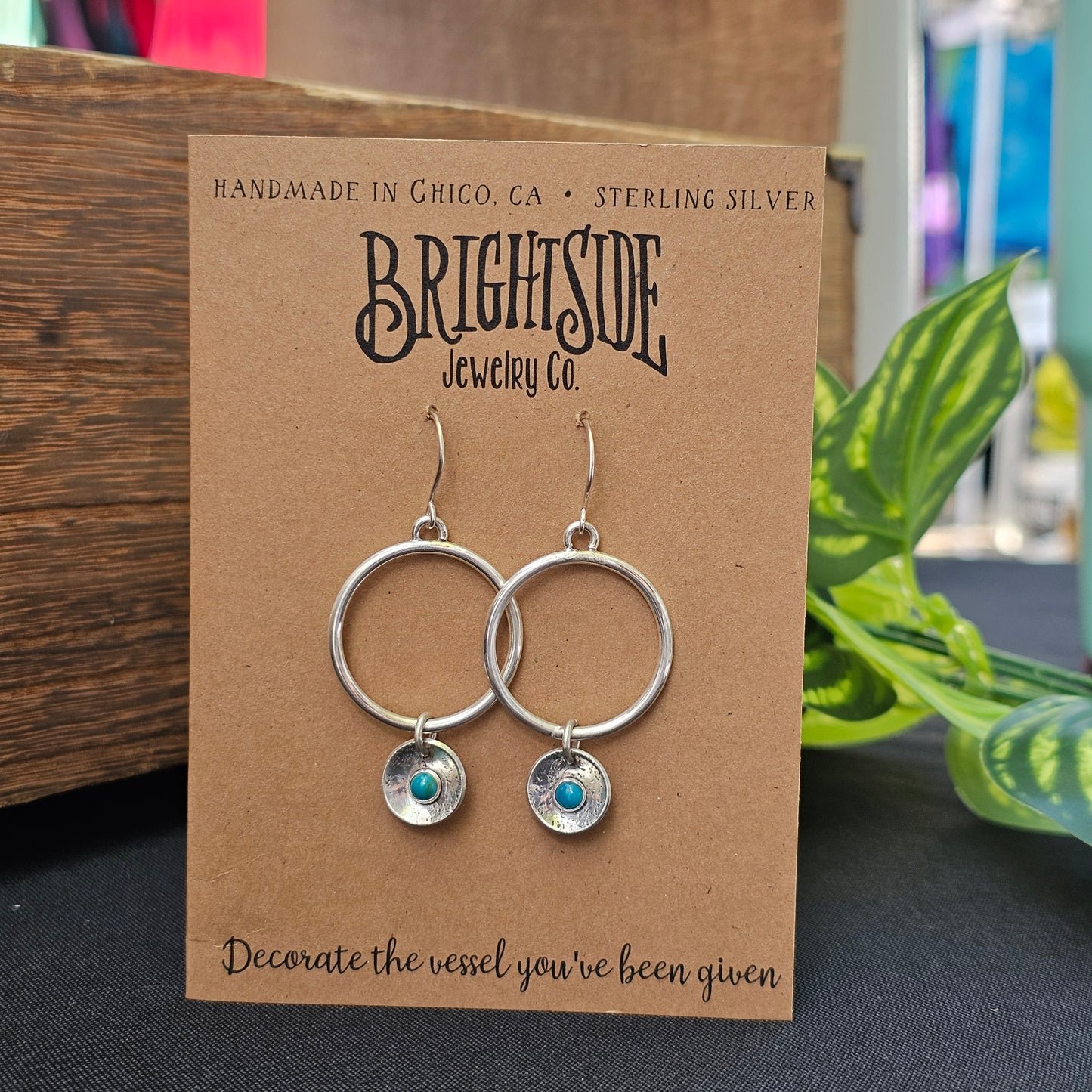 Turquoise & Sterling Silver Earrings