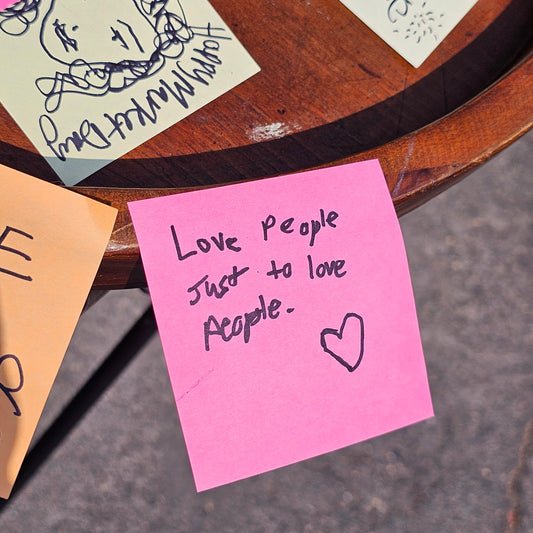 Take Something Leave something, Post It Notes : July 12, 2025