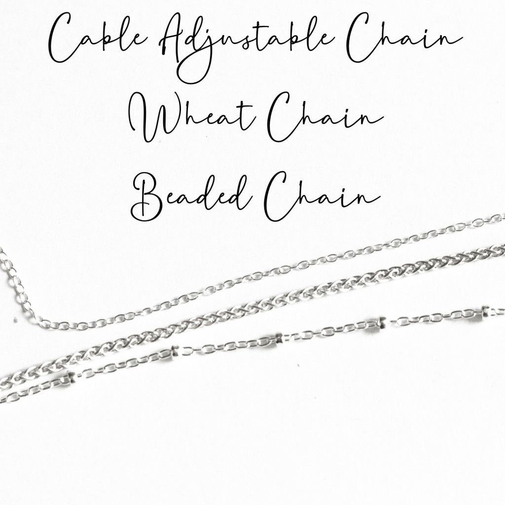 Sterling Silver Chains – Choose Your Length