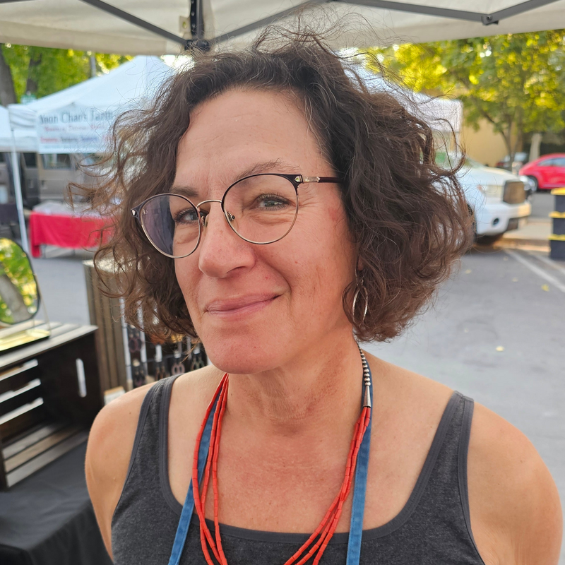 Customer wearing jewelry