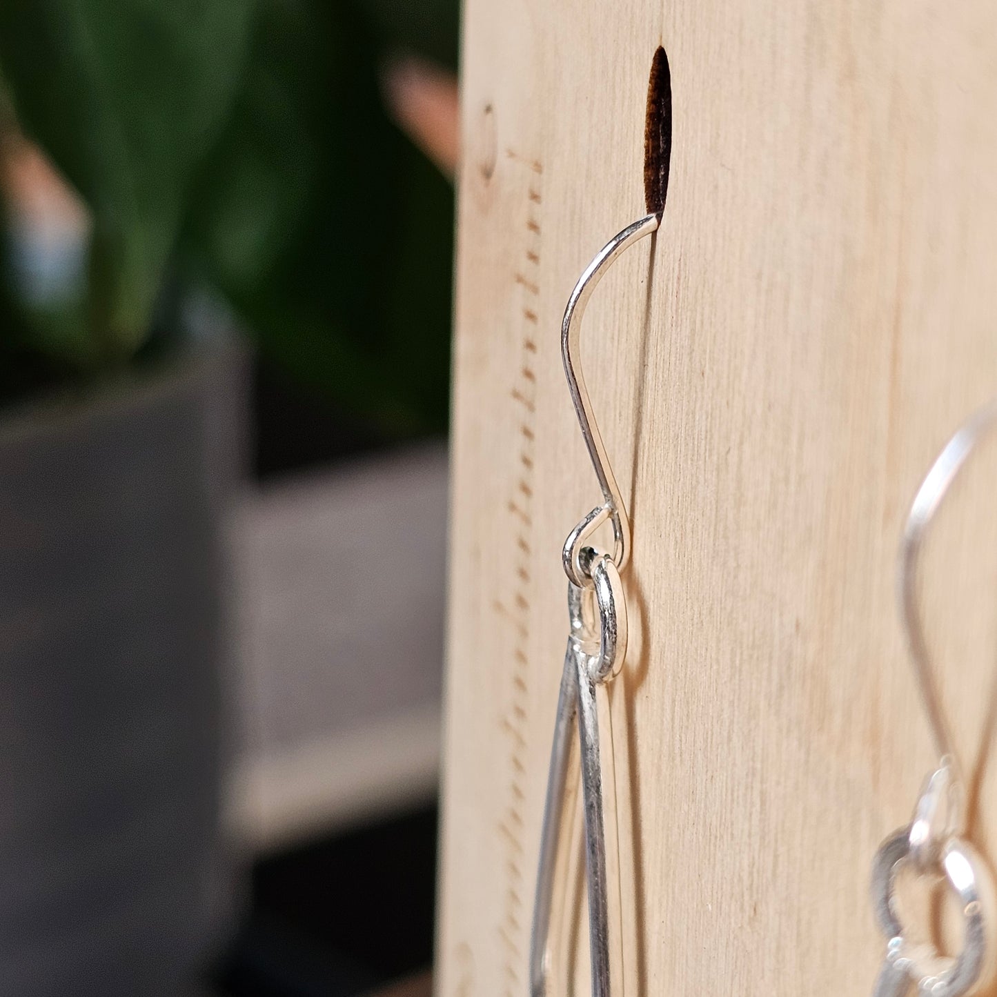 Teardrop Sterling Silver Earrings