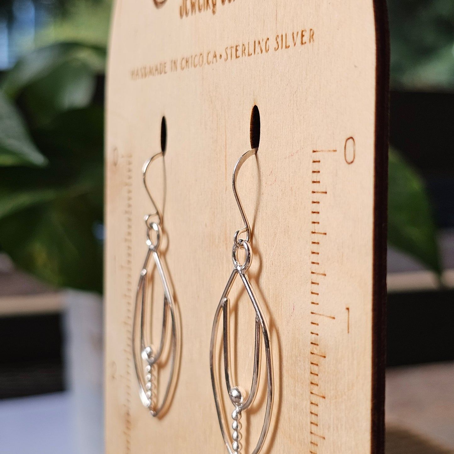 Unique Simply Silver Doodle Earrings