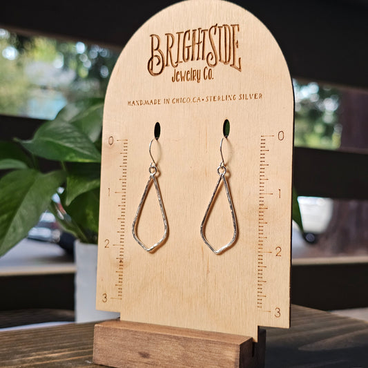 Hammered Petal Earrings