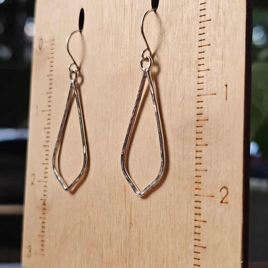 Hammered Petal Earrings
