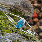 Turquoise Sterling Silver Cuff Bracelet – 7 Inches