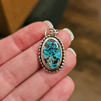 Sterling Silver Beaded Pendant with Sterling Silver Chain Option