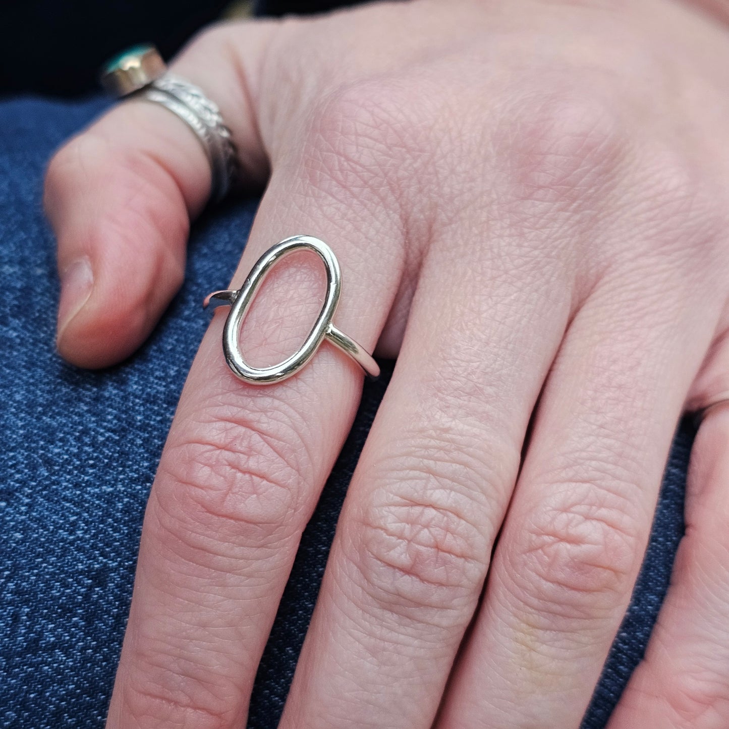 Size 8.5 // Simply Sterling Chunky Link Ring
