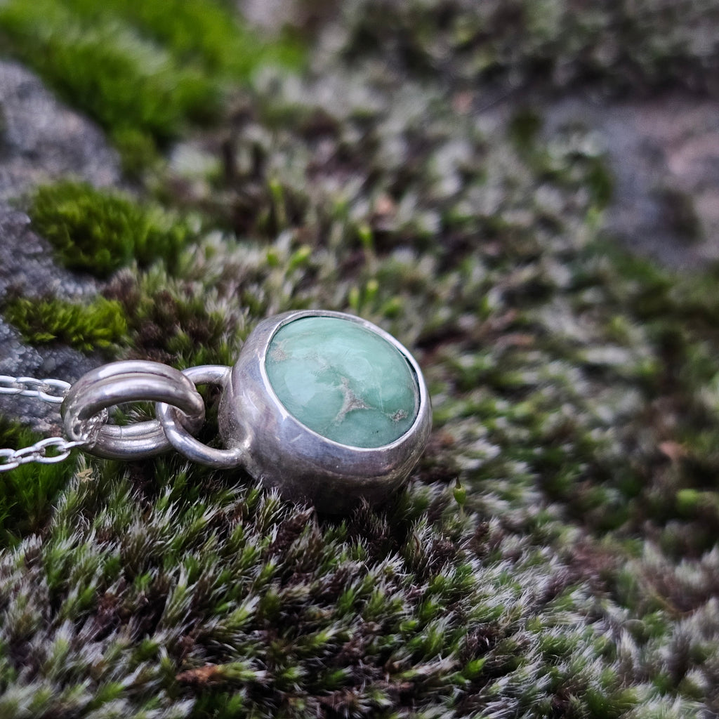 Gem Grade Variscite Pedant + Chain Options