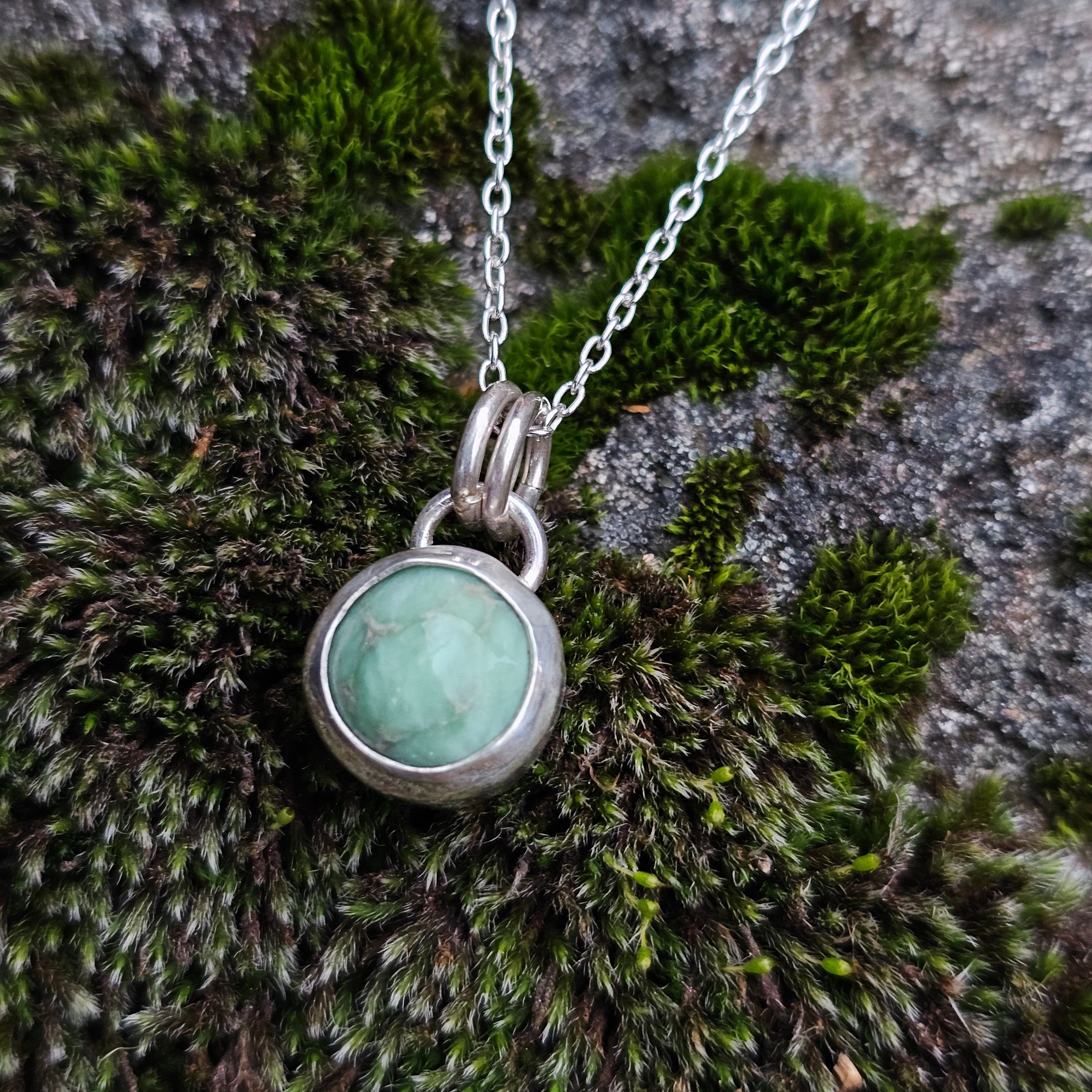 Gem Grade Variscite Pedant + Chain Options