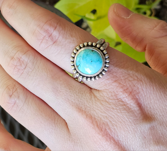 US SIZE 11 // Sterling Silver and Turquoise