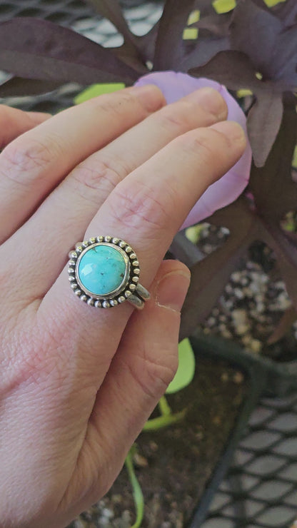 US SIZE 11 // Sterling Silver and Turquoise