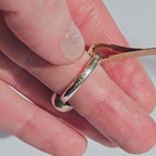 Turquoise Silver Ring - Size 6.5 - Handmade Sterling Silver