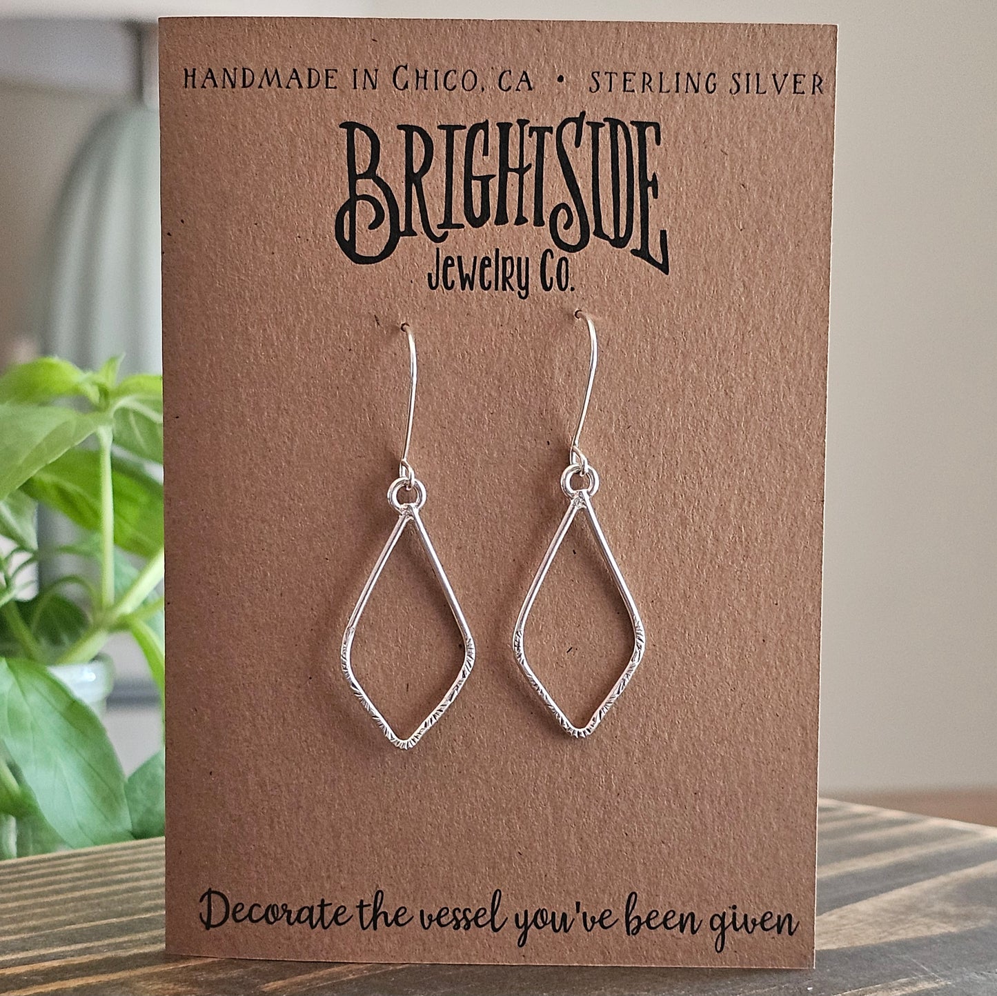 Sterling Silver Textured Petals