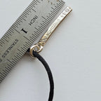 Textured Bar Pendant - handmade by Bright Side Jewelry Co.
