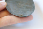 Effie C. Zuni Stamped Silver Turquoise Snake Belt Buckle - (AS IS)