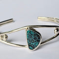 Turquoise Sterling Silver Cuff Bracelet – 5.5 Inches