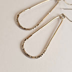 Teardrop Textured Earrings