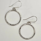 Sterling Silver Stamped Everyday Hoops