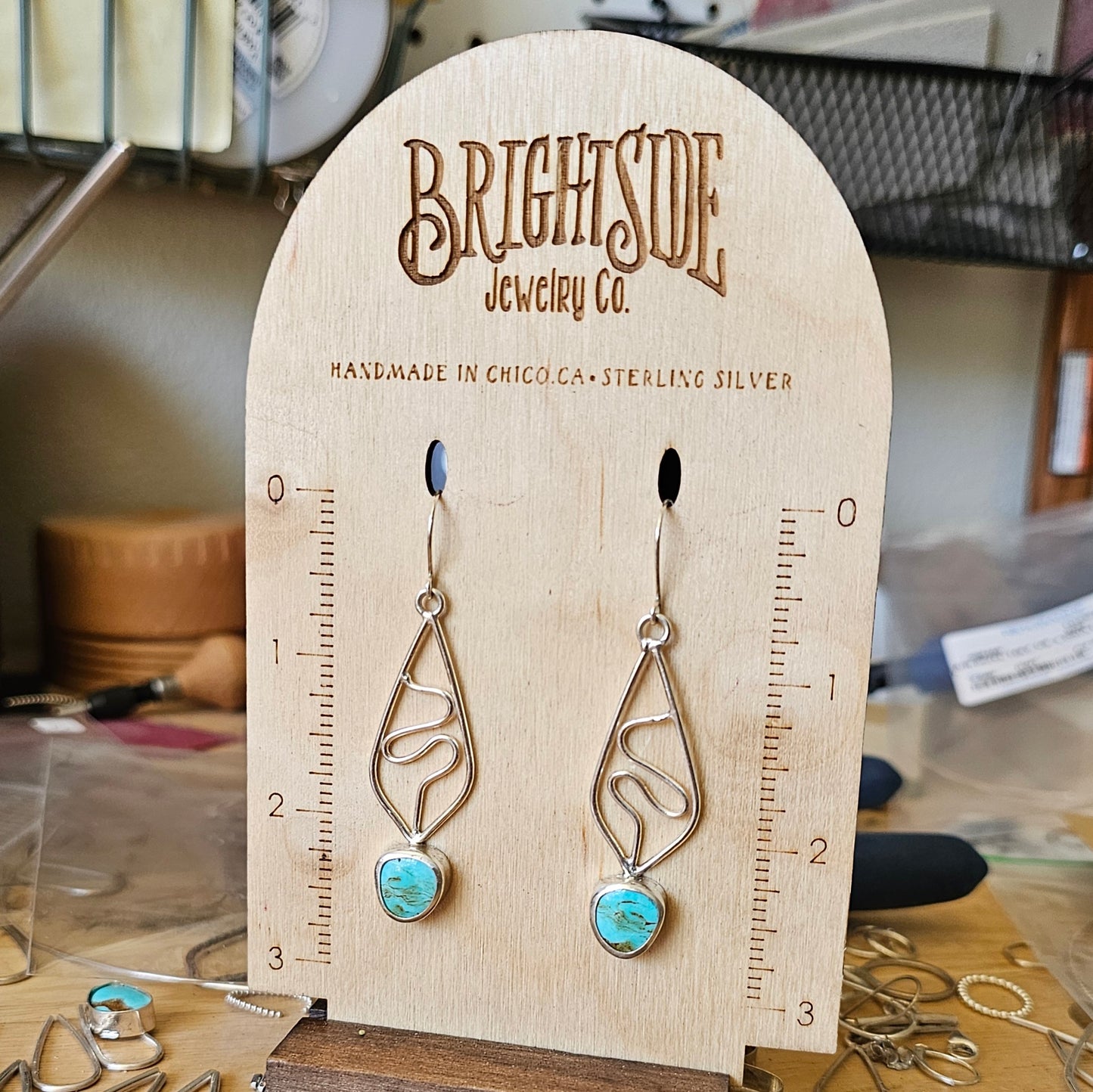 Journey Kingman Turquoise Earrings