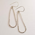 Teardrop Textured Earrings