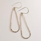 Teardrop Textured Earrings