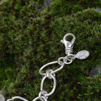 Lucin Variscite Sterling Silver Chain Bracelet – Hand Fabricated
