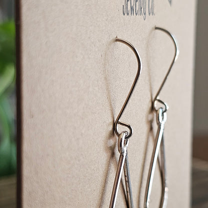 Sterling Silver Textured Petals