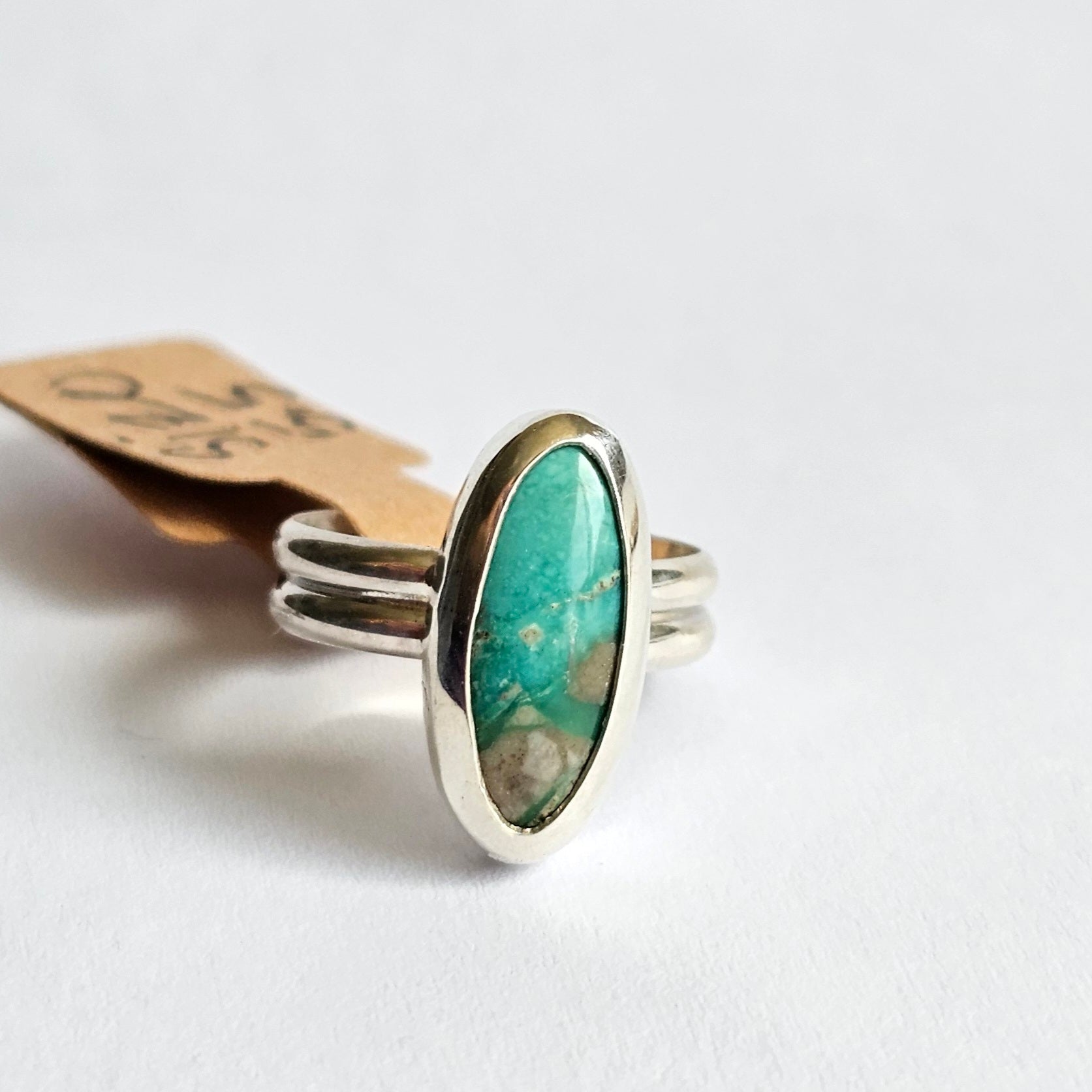 Handmade Sterling Silver Ring - Size 5.5 - Double Band