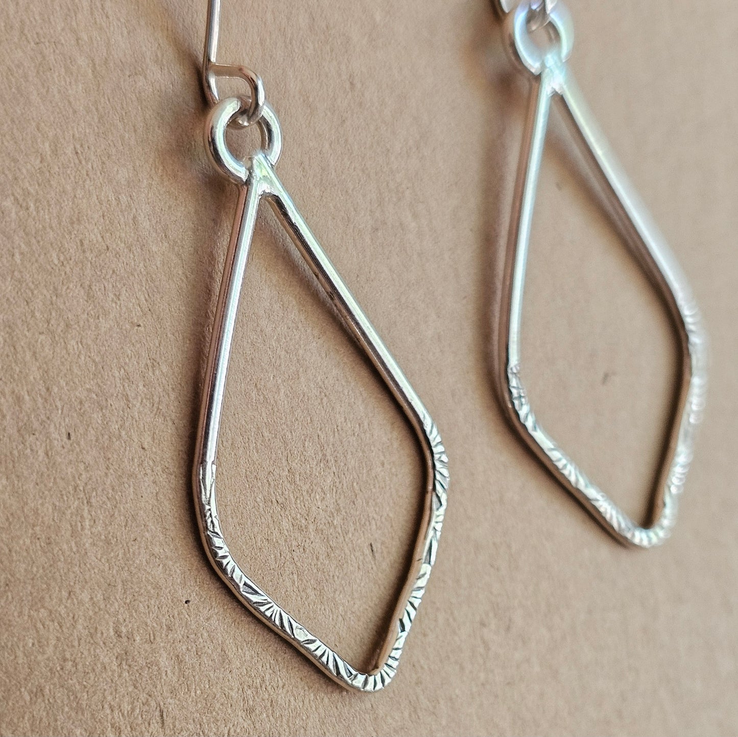 Sterling Silver Textured Petals