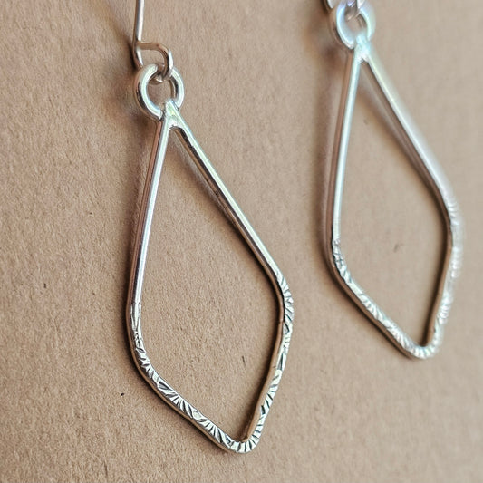 Sterling Silver Textured Petals
