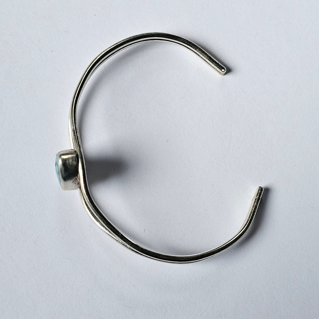 Turquoise Sterling Silver Cuff Bracelet – 6.5 Inches