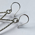 Nature Textured Teardrop Earrings