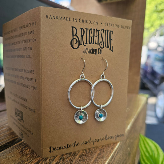 Turquoise & Sterling Silver Earrings