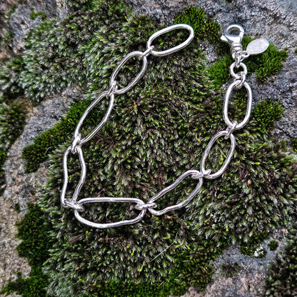 Chain Bracelet - Organic Shape Links