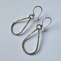 Nature Textured Teardrop Earrings