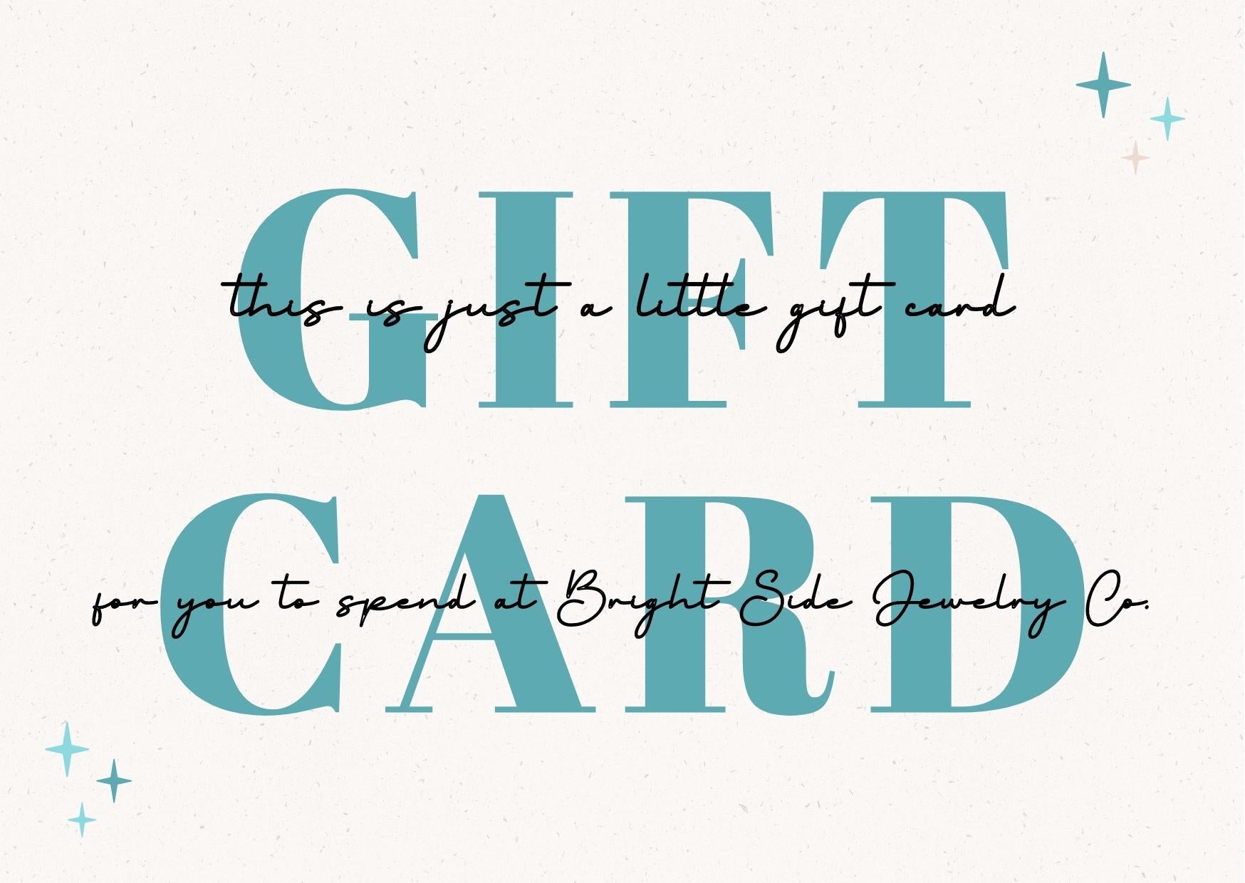 Bright Side Jewelry Co. Gift Card