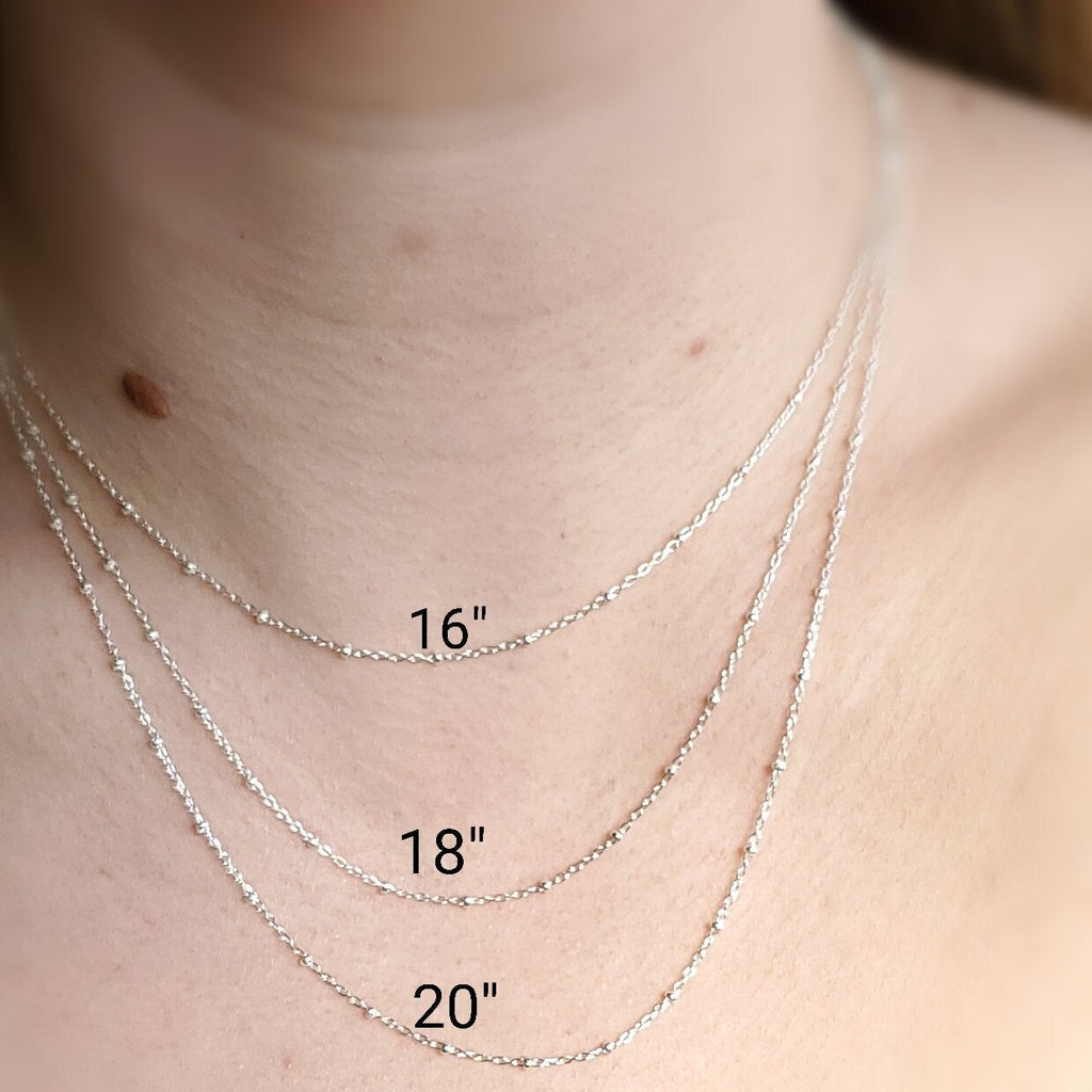 Sterling Silver Chains – Choose Your Length